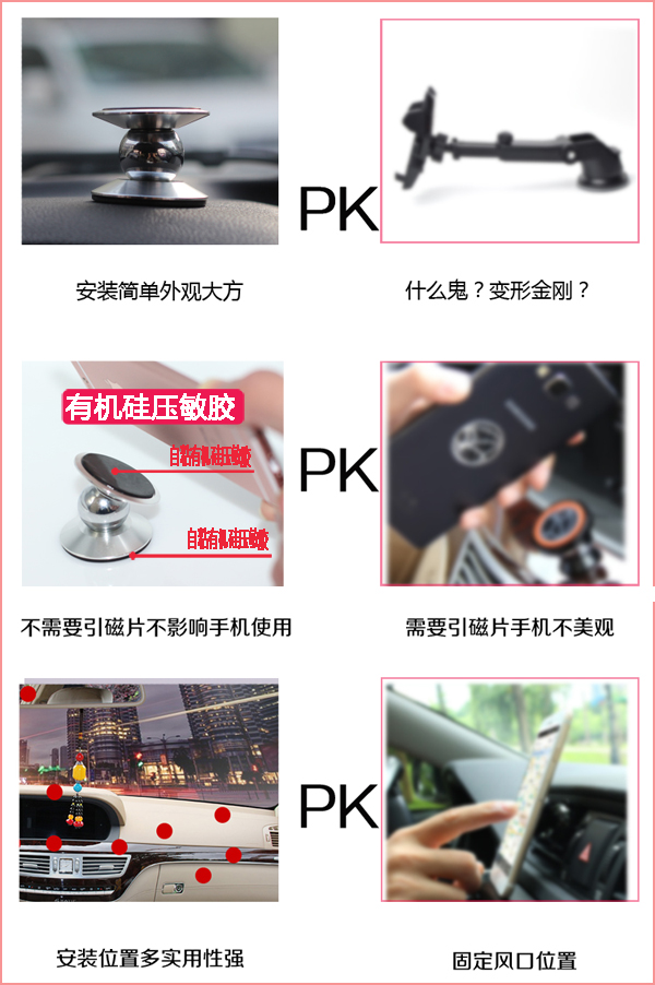 有機(jī)硅壓敏膠在車載支架粘接的優(yōu)勢
