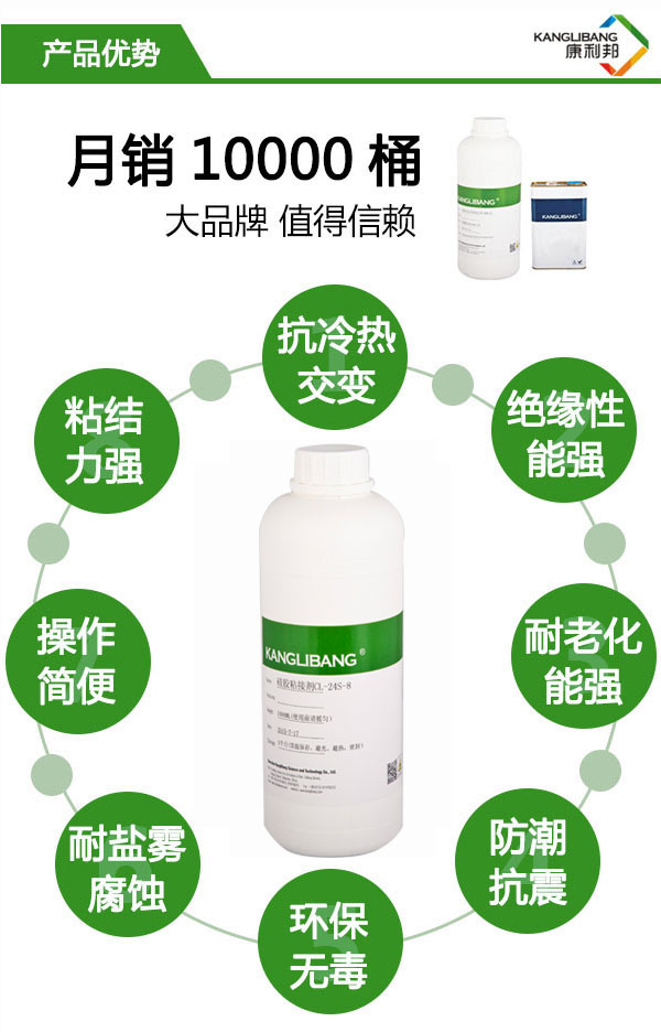 高性能硅膠粘PVC膠水CL-24S-8產品優(yōu)勢