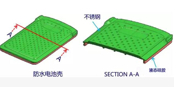 防水膠在金屬硅膠電池蓋應用