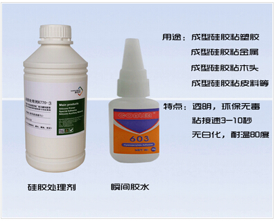 硅膠處理價搭配瞬間膠